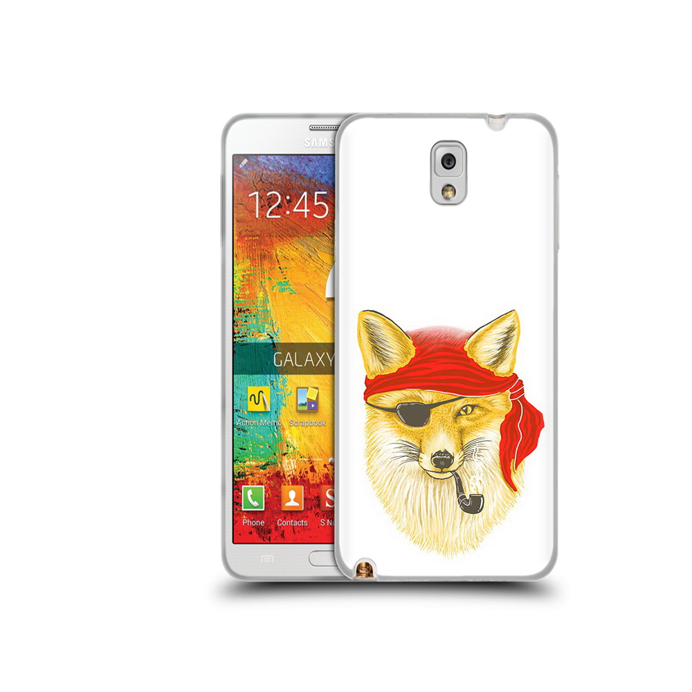 

Чехол MyPads Tocco для Samsung Galaxy Note 3 лиса-пират, Прозрачный, Tocco