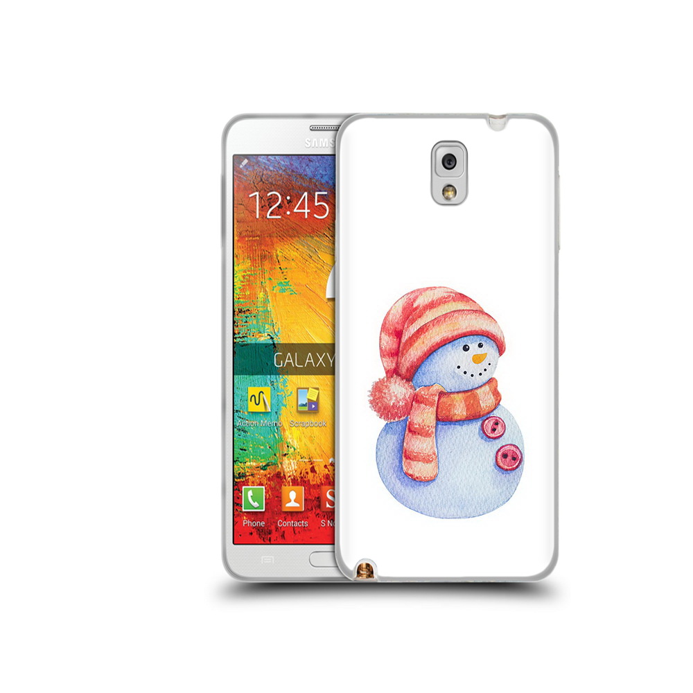 

Чехол MyPads Tocco для Samsung Galaxy Note 3 Веселый снеговик, Прозрачный, Tocco