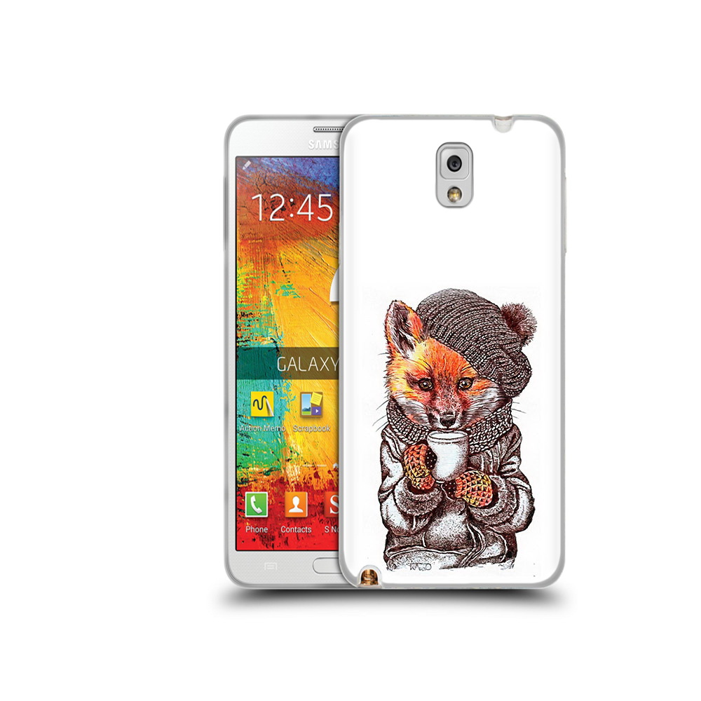 

Чехол MyPads Tocco для Samsung Galaxy Note 3 лиса в шапке, Tocco