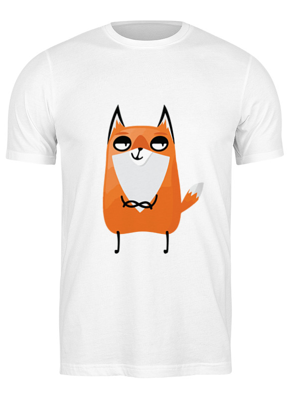 

Футболка мужская Printio Хитрая лиса белая 2XL, Белый, Хитрая лиса