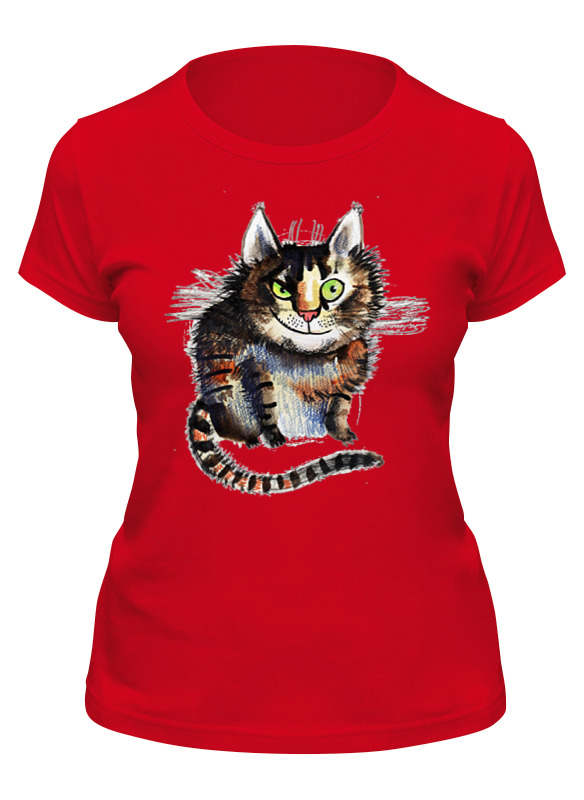 

Футболка женская Printio Кошара красная 2XL, Красный, Кошара