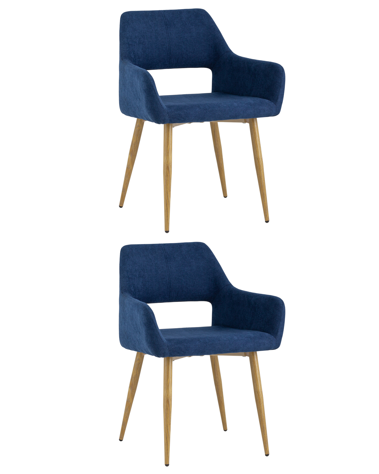 

Комплект стульев 2 шт. Stool Group, синий, Кромвель