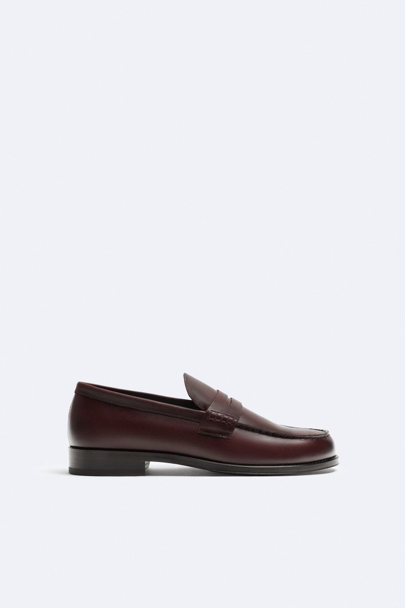 

Туфли мужские ZARA 12628320 бордовые 40 EU, Бордовый, 12628320