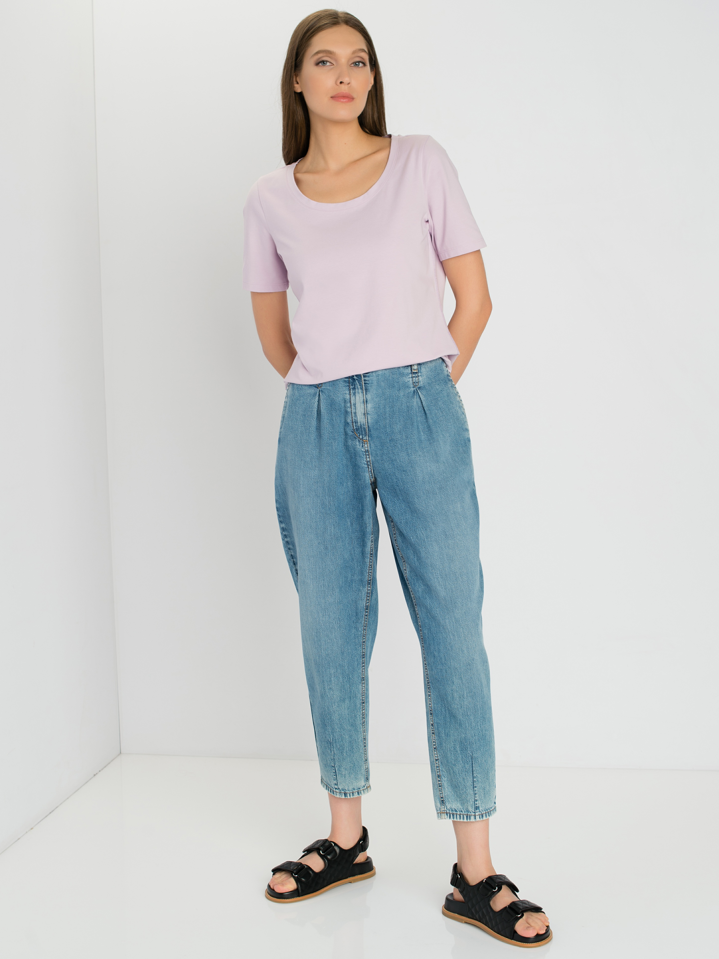 

Джинсы женские Gerry Weber 622099-66922-847003- голубые 38R, 622099-66922-847003-
