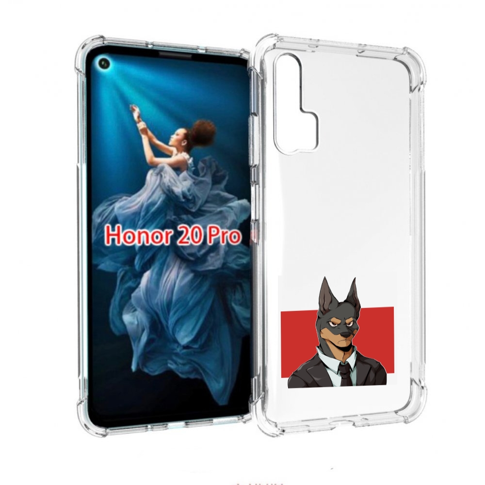 

Чехол бампер MyPads офисный работник собака для Honor 20 Pro про, Прозрачный, Tocco