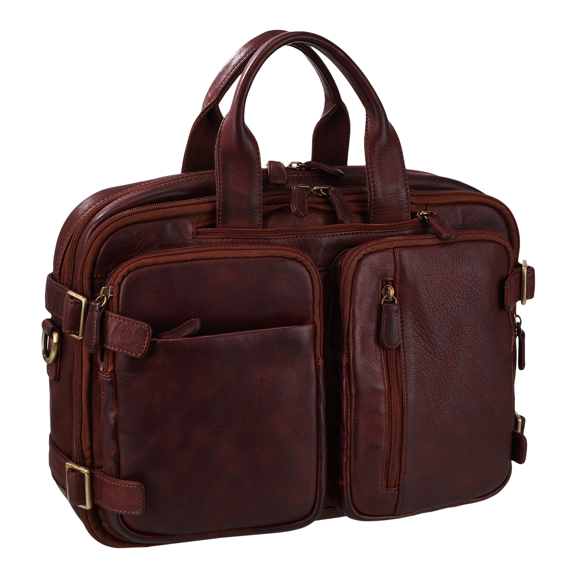 Рюкзак мужской Dr.Koffer B402782-248-05 коричневый, 38х27х15 см