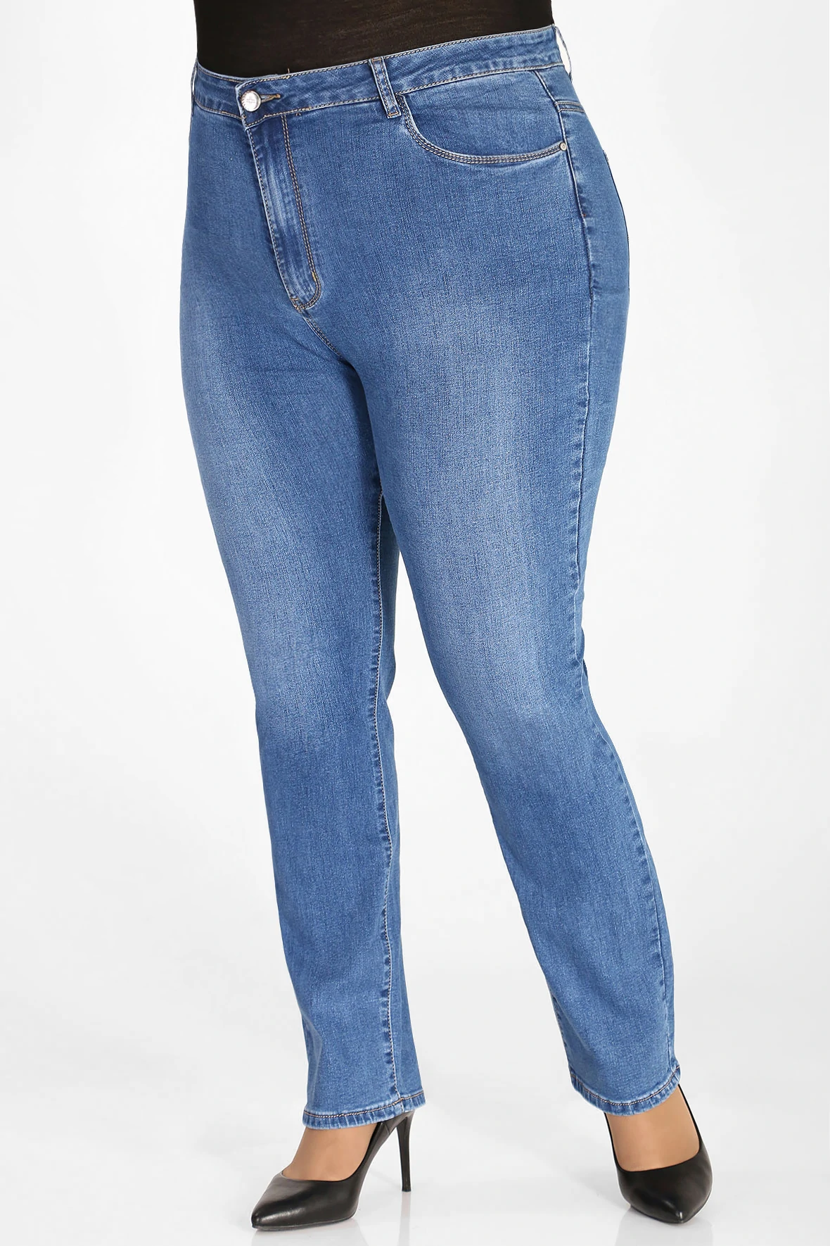

Джинсы женские AlmondShop 1У-52 8340 синие 62 RU, 1У-52 8340