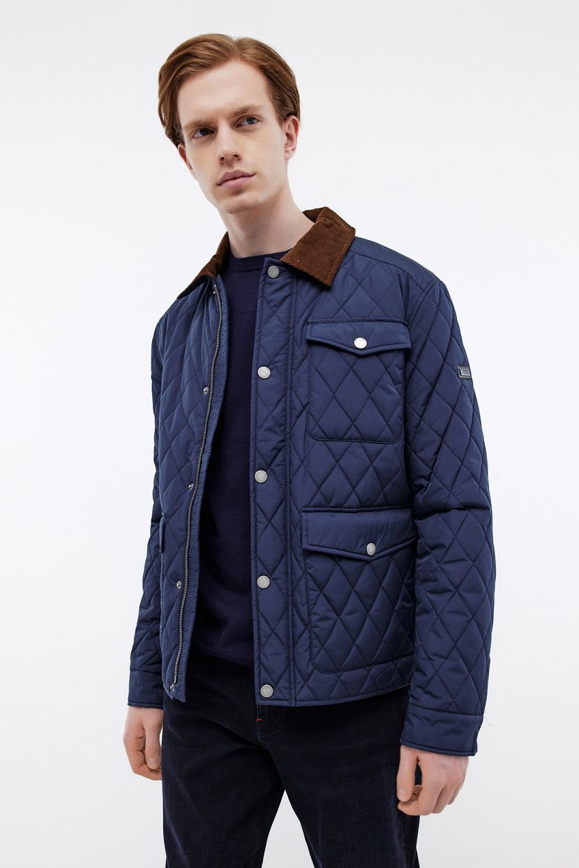 

Куртка мужская Baon B5324006 синяя 3XL, Синий, B5324006