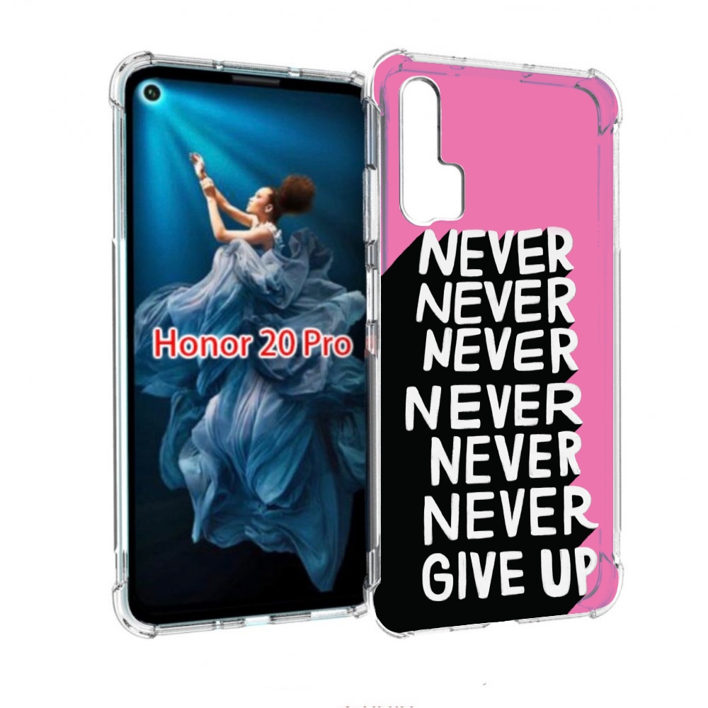 

Чехол бампер MyPads никогда для Honor 20 Pro противоударный, Прозрачный, Tocco