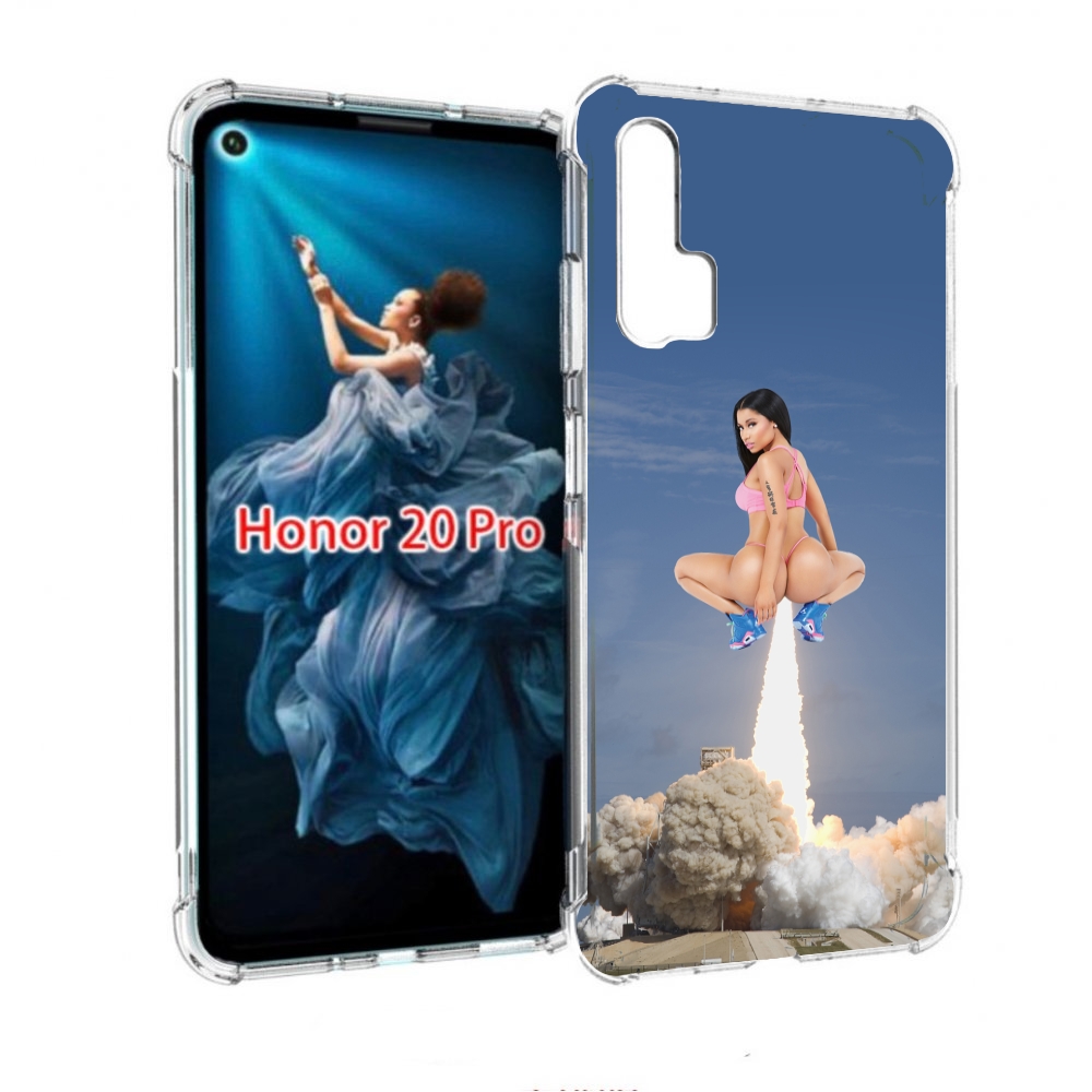 

Чехол бампер MyPads ники-минаж-ракета детский для Honor 20 Pro п, Прозрачный, Tocco
