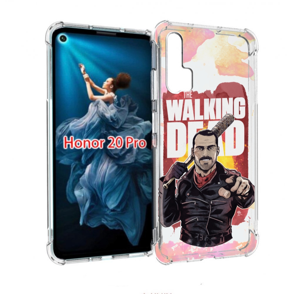 

Чехол бампер MyPads ниган-смит для Honor 20 Pro противоударный, Прозрачный, Tocco