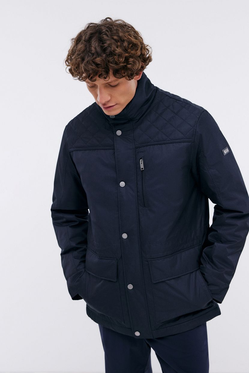 

Куртка мужская Baon B5424011 синяя 3XL, Синий, B5424011