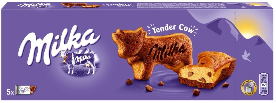 

Бисквитное печенье Milkа Tender Cow 140 грамм Упаковка 16 шт