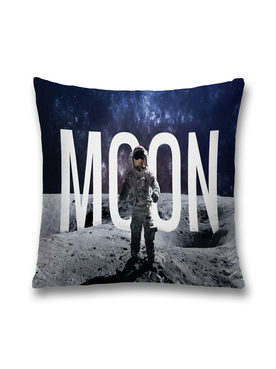 фото Наволочка декоративная joyarty "на луне" на молнии, 45x45 см