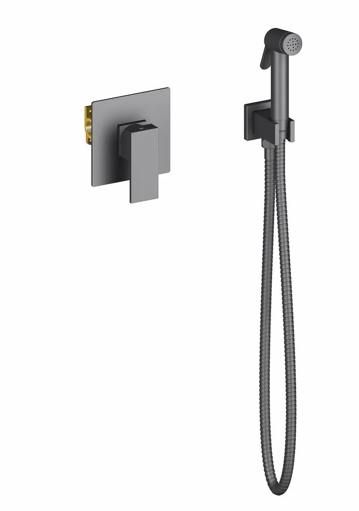 

Смеситель для биде встраиваемый Timo Selene 2089/03SM черный матовый