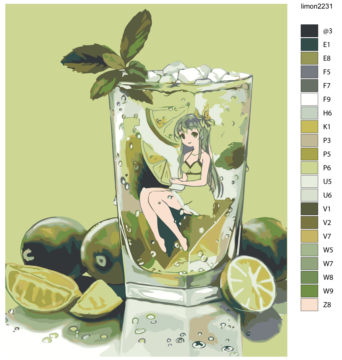 

Картина по номерам, "Живопись по номерам", 60х 75, TSKK-limon2231, TSKK-limon2231