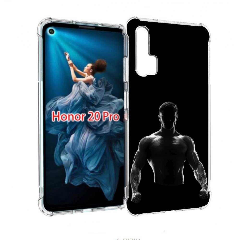 

Чехол бампер MyPads накаченный мужчина в тени мужской для Honor, Прозрачный, Tocco