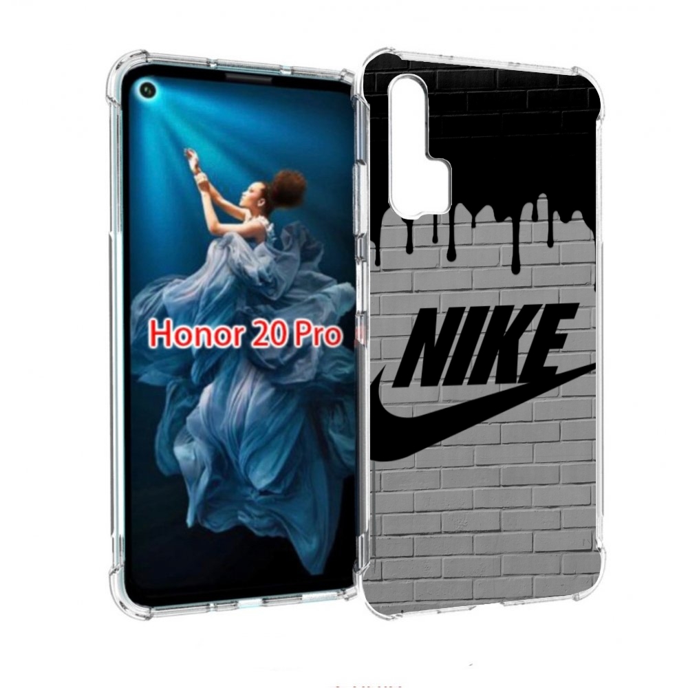

Чехол бампер MyPads найк в краске для Honor 20 Pro противоударный, Прозрачный, Tocco