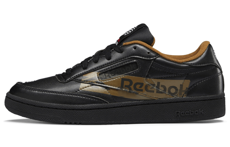 

Кеды унисекс Reebok Club C черные 42.5 EU, Черный, Club C