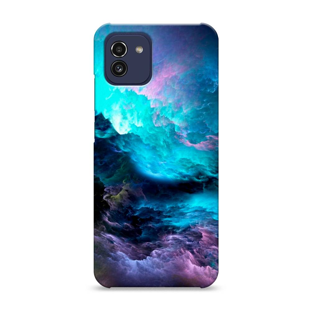 

Пластиковый чехол "Бирюзовое небо" на Samsung Galaxy A03, 2104920-3