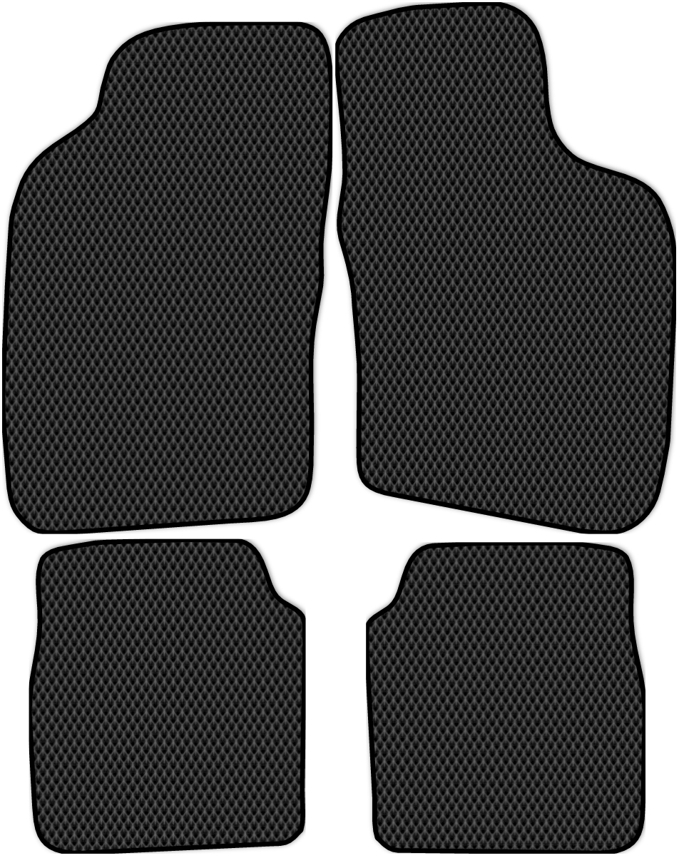 

Коврики ЭВА в салон для Daewoo Espero 1993 - 1999, 4 шт. черный, 1901-S4N-H