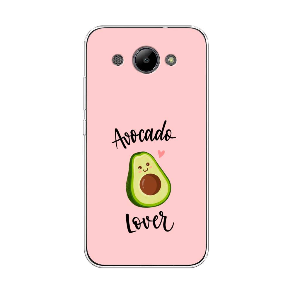 

Чехол на Huawei Y3 2018 "Avocado lover", Розовый;зеленый, 65850-6