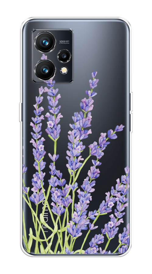 

Чехол на Realme 9 4G "Лавандовые стебли", Фиолетовый;зеленый, 258750-1