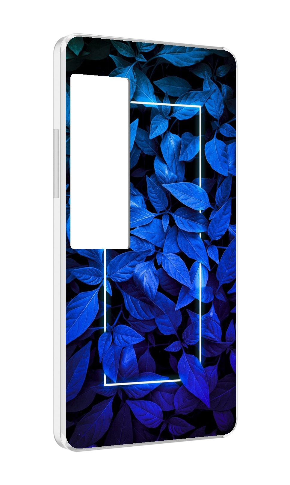 

Чехол MyPads голубые цветочки неон для Meizu Pro 7 Plus, Прозрачный, Tocco