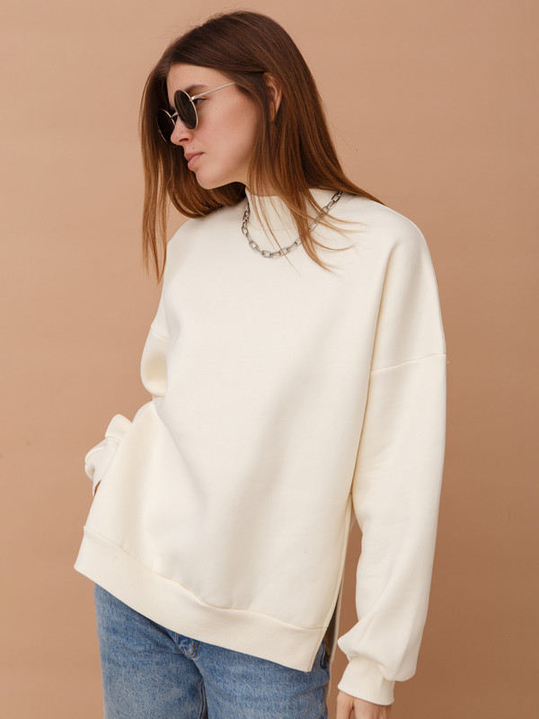 

Свитшот женский People In 43497 бежевый L-3XL(EU), 43497