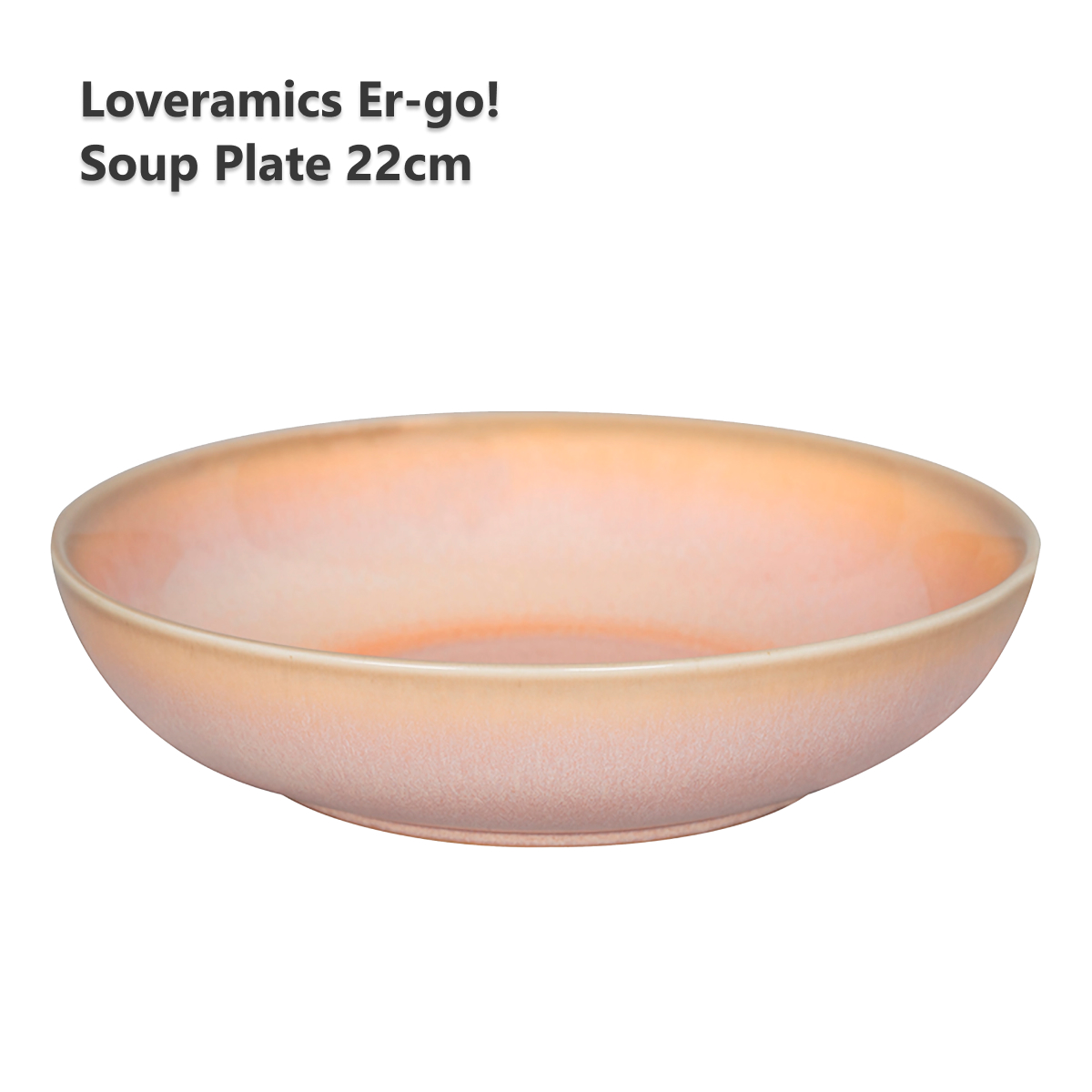

Тарелка для супа Loveramics Er-go! 22cm Soup Plate (Rose) D068-97B, Er-go! 22cm Soup Plate (Rose) D068-97B