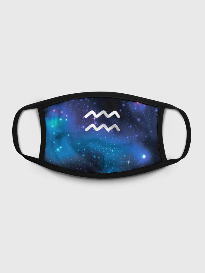 

Многоразовая маска унисекс Burnettie Aquarius, Знак Зодиака, Разноцветный, Aquarius, Знак Зодиака