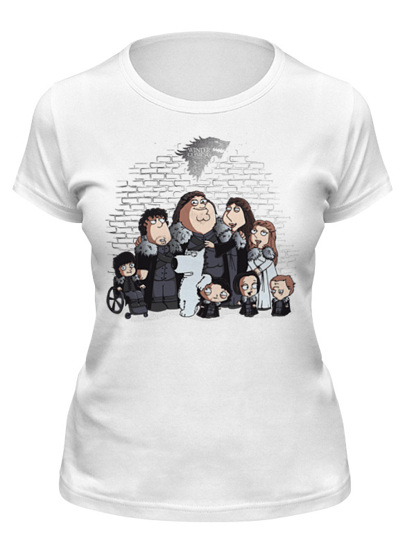 

Футболка женская Printio Старки белая 2XL, Старки