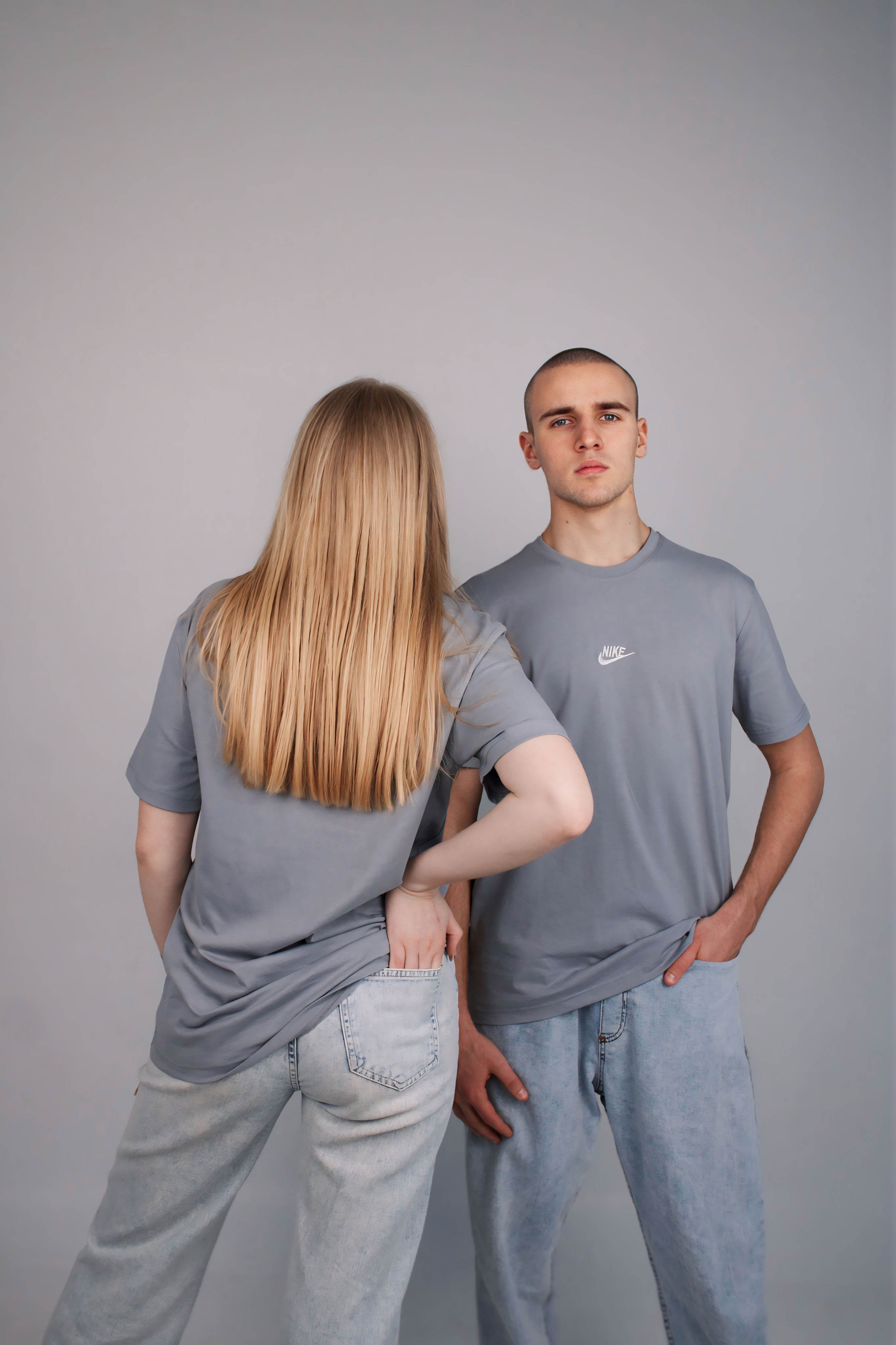 

Футболка унисекс Nike DRI-FIT серая L, Серый, DRI-FIT