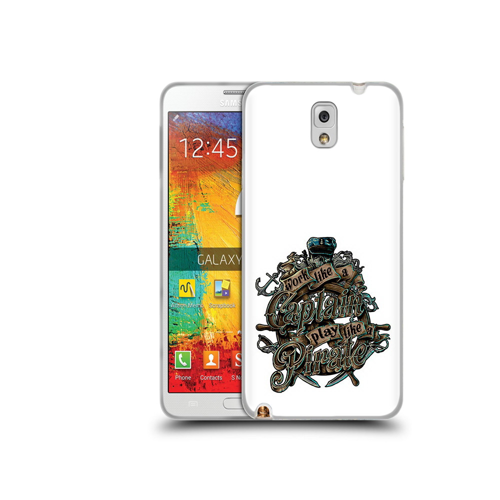 

Чехол MyPads Tocco для Samsung Galaxy Note 3 капитан пиратов, Прозрачный, Tocco