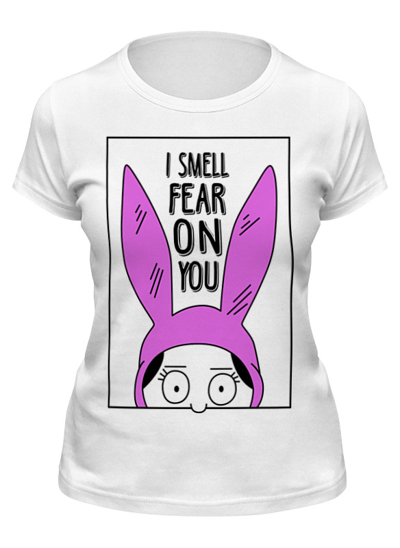 

Футболка женская Printio I smell fear on you белая 2XL, Белый, I smell fear on you