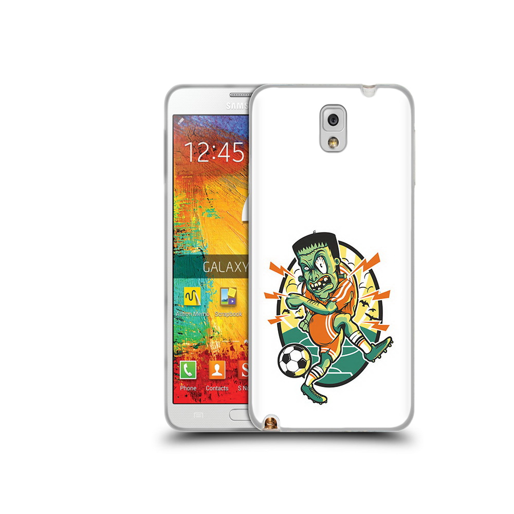 

Чехол MyPads Tocco для Samsung Galaxy Note 3 зомби футболист, Прозрачный, Tocco