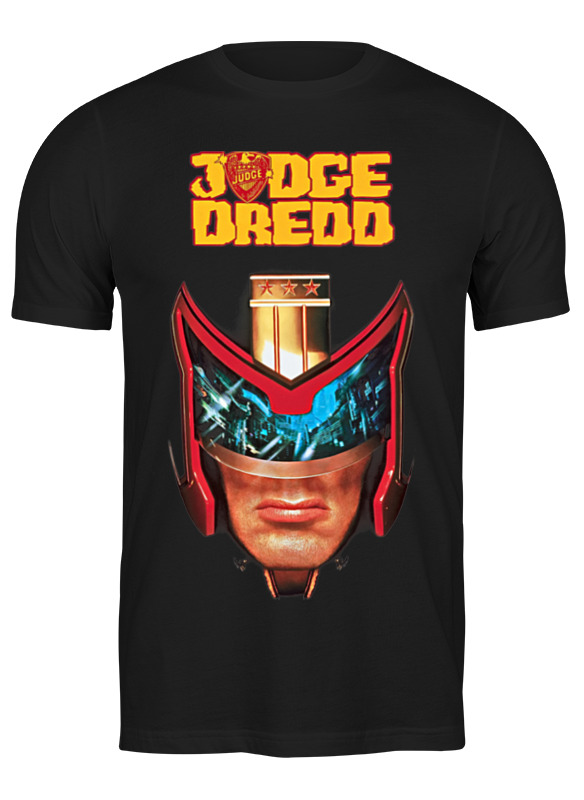 

Футболка мужская Printio Judge dredd черная 2XL, Черный, Judge dredd