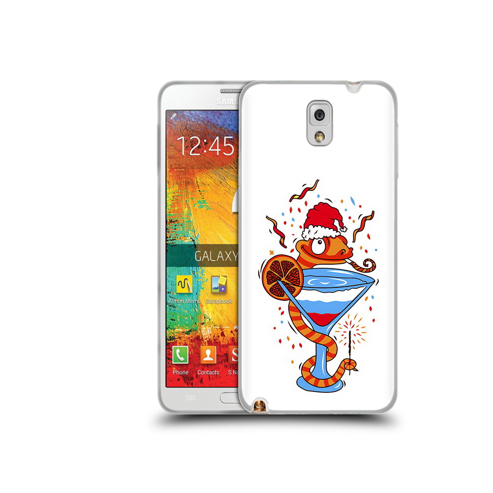 

Чехол MyPads Tocco для Samsung Galaxy Note 3 змейка, Прозрачный, Tocco