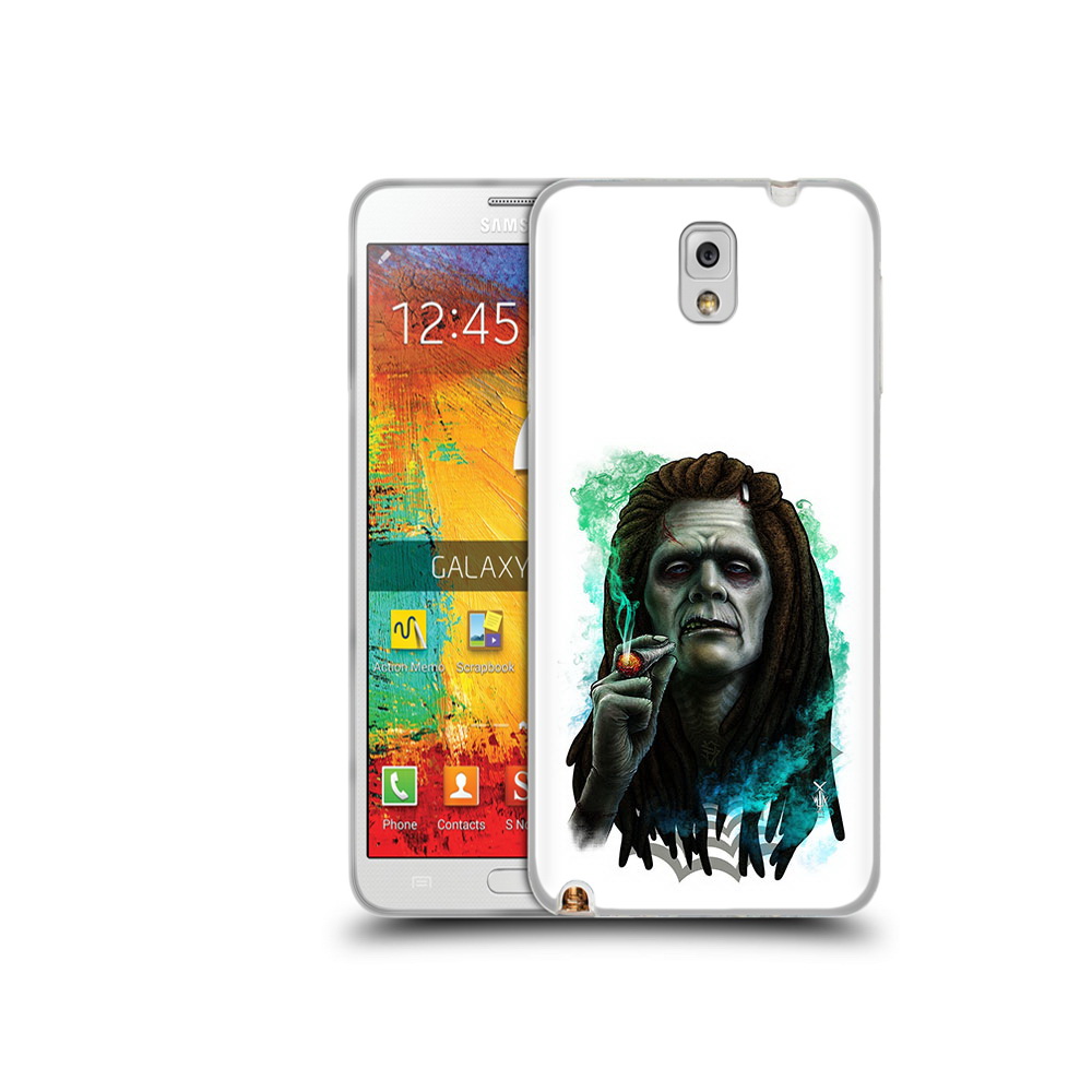 

Чехол MyPads Tocco для Samsung Galaxy Note 3 зеленый мужчина с сигаретой, Прозрачный, Tocco