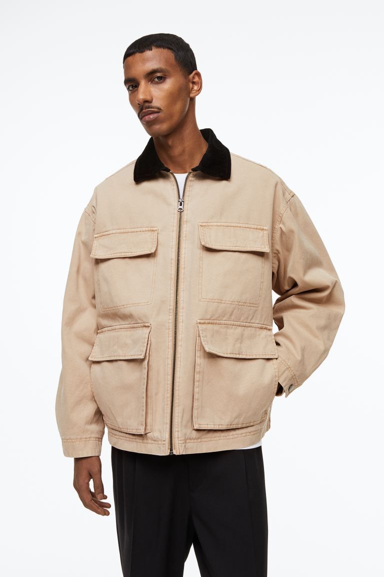Куртка мужская H&M 1131204001 бежевая 3XL (доставка из-за рубежа)