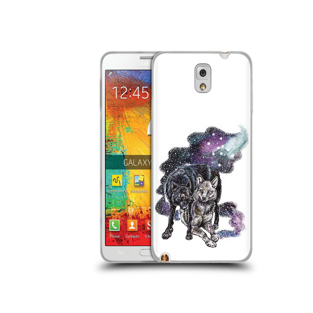 

Чехол MyPads Tocco для Samsung Galaxy Note 3 звездные волки, Прозрачный, Tocco