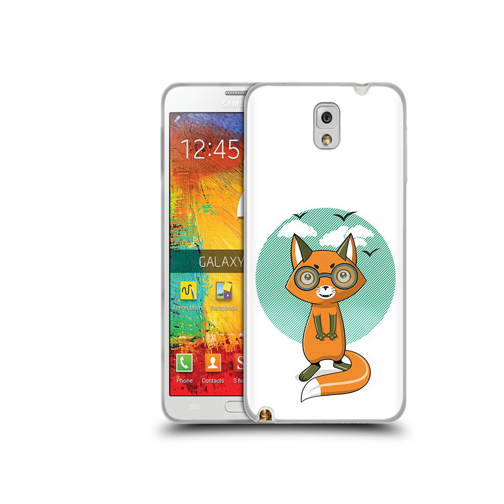 

Чехол MyPads Tocco для Samsung Galaxy Note 3 задумчивая лиса, Прозрачный, Tocco