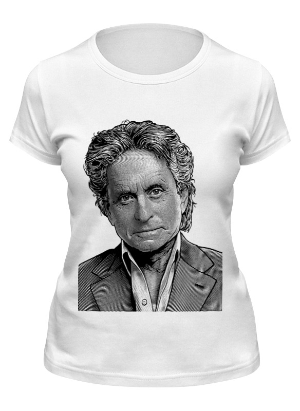 Футболка женская Printio Michael douglas белая 2XL