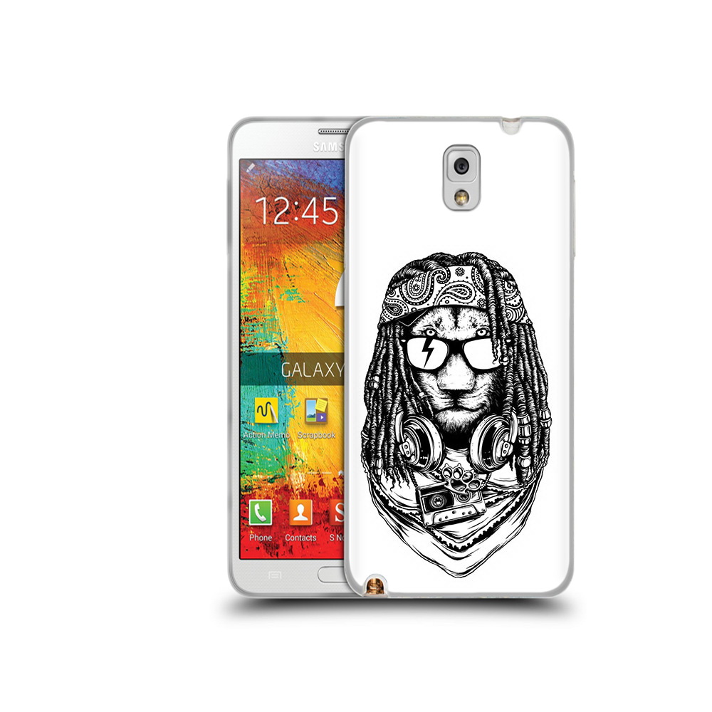 

Чехол MyPads Tocco для Samsung Galaxy Note 3 дреды льва, Прозрачный, Tocco