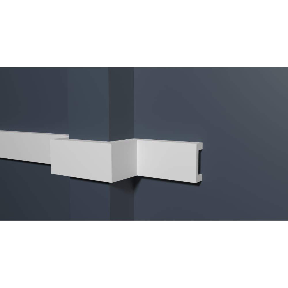 

Молдинг стеновой ударопрочный влагостойкий под покраску Decor-Dizayn 40x15x2000мм DD618
