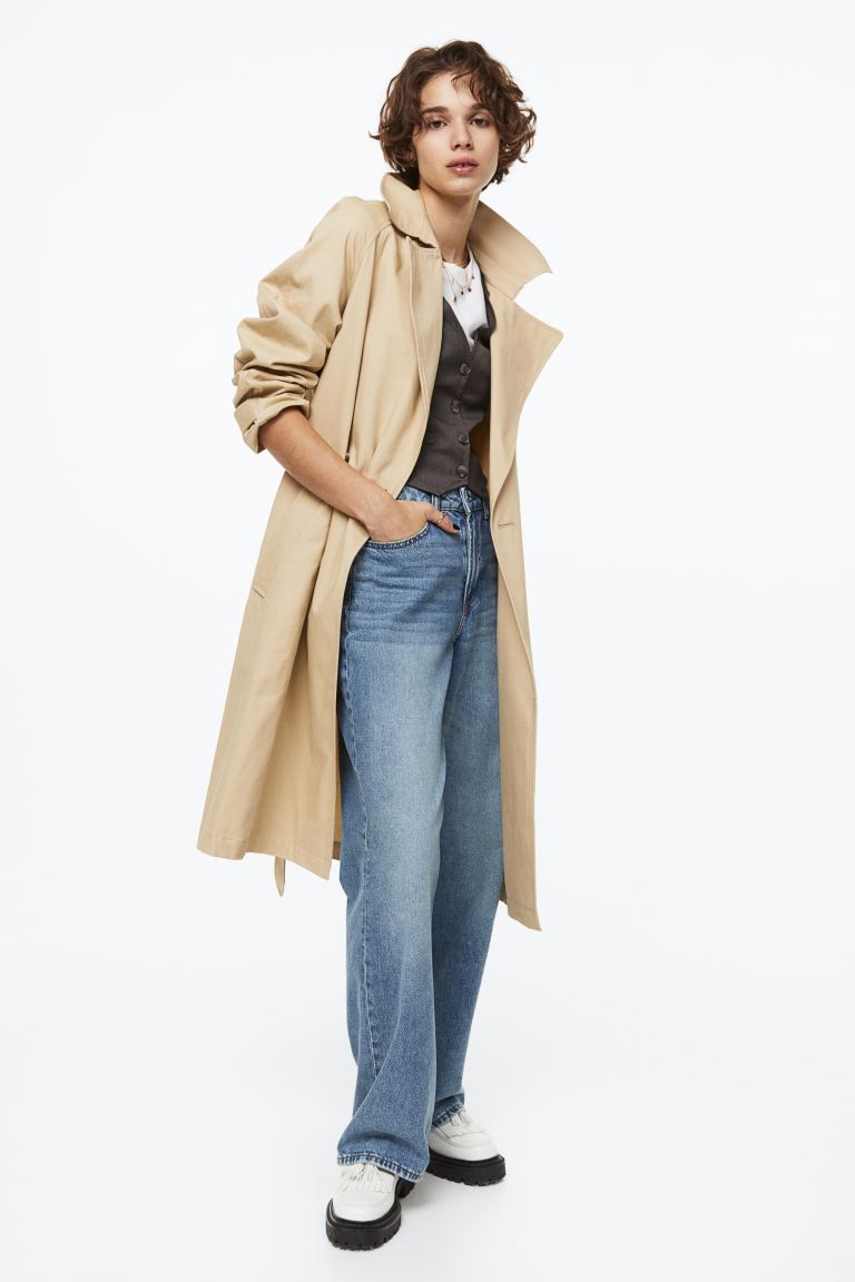

Плащ женский H&M 1131111004 бежевый XL (доставка из-за рубежа), 1131111004