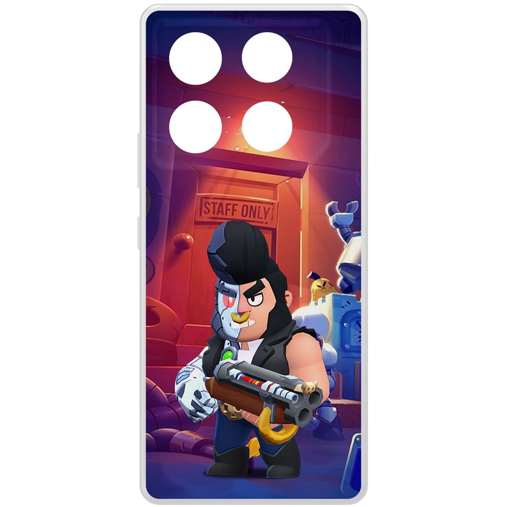 

Чехол-накладка Krutoff Clear Case Brawl Stars-Б-800 для INFINIX GT 20 Pro, Прозрачный