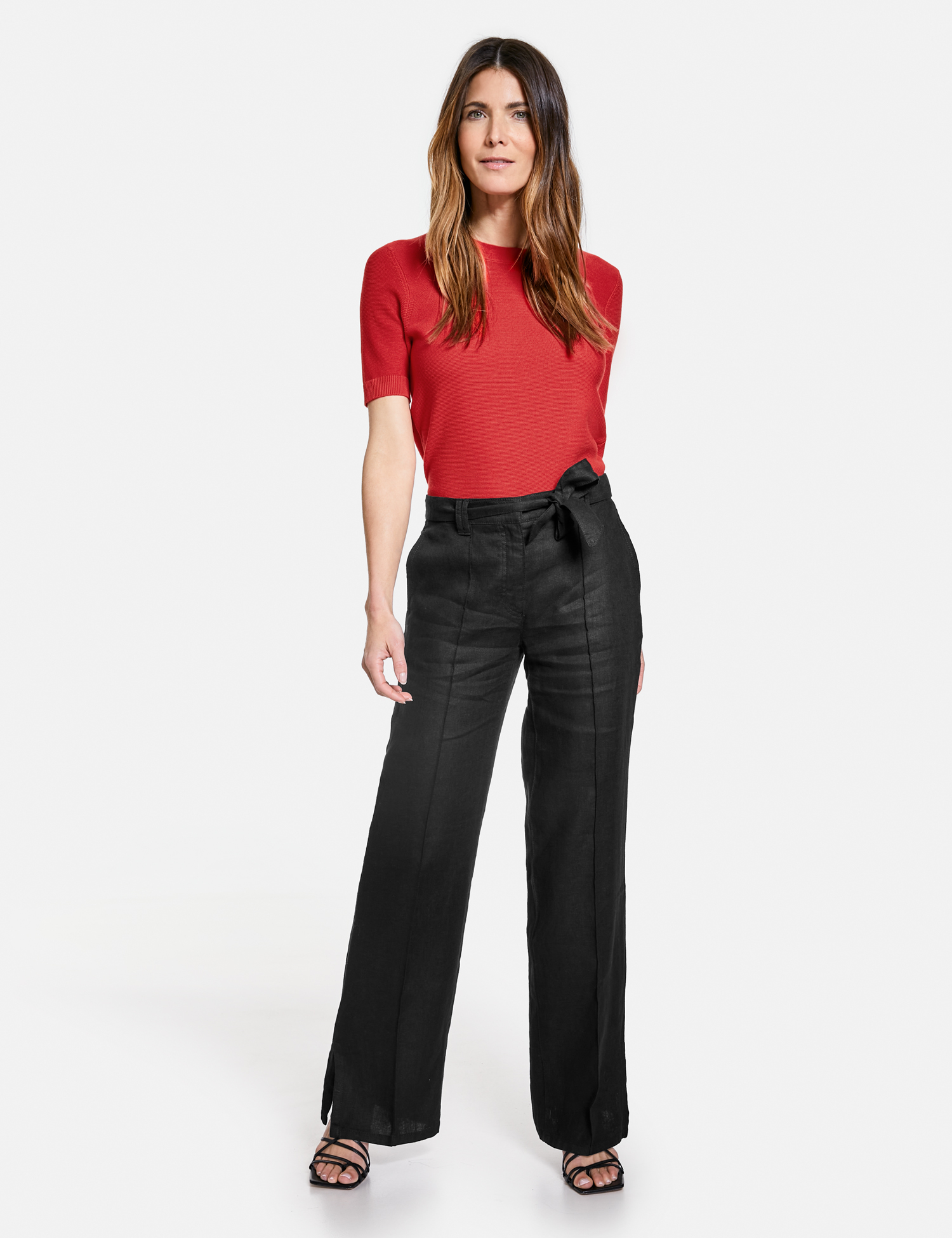 

Брюки женские Gerry Weber 622085-66225-11000- черные 44R, 622085-66225-11000-