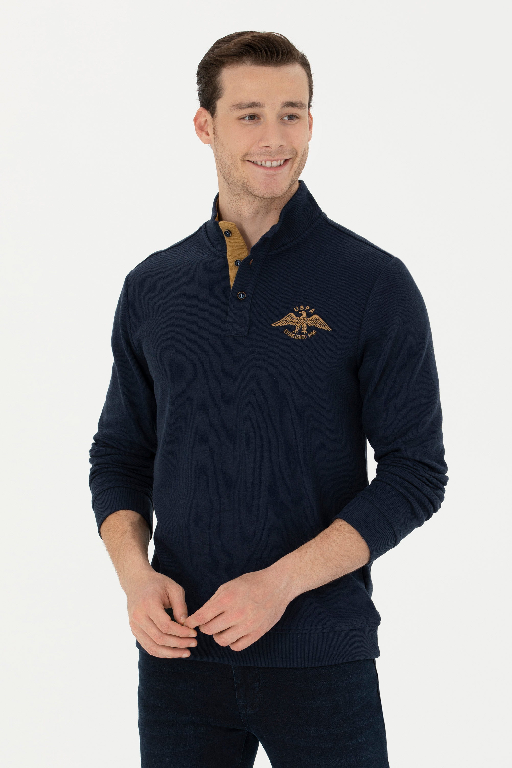 

Свитшот мужской U.S. POLO Assn. G081SZ0820TAPA синий 2XL, G081SZ0820TAPA
