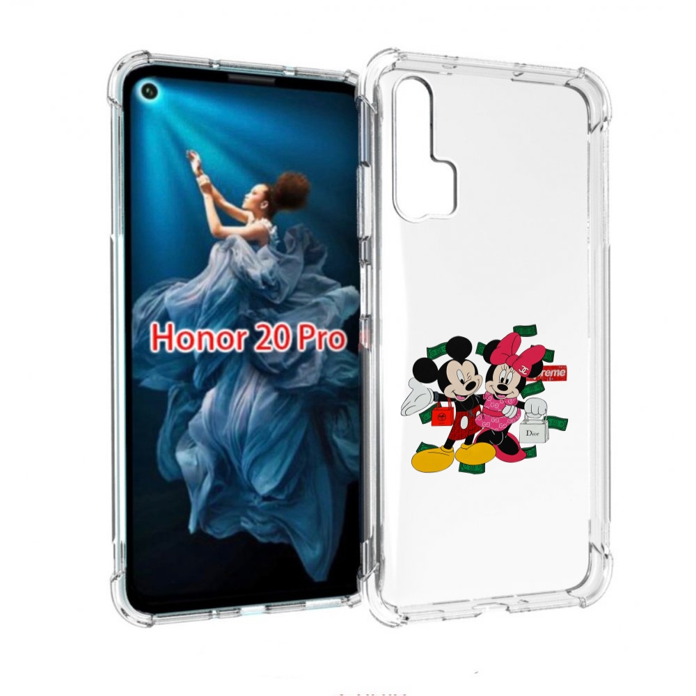 

Чехол бампер MyPads модные-микки-маус детский для Honor 20 Pro п, Прозрачный, Tocco